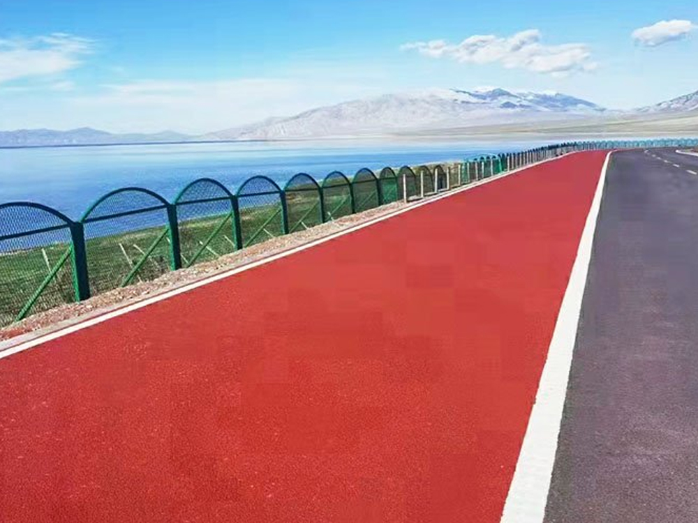 鄭州彩色瀝青道路，彩色噴涂，彩色路面是如何施工的?